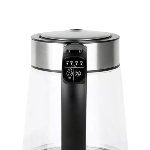 KALORIK 7-Cup Cordless Glass Electric Kettle