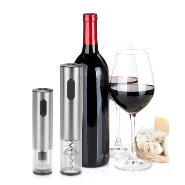 KALORIK Stainless Steel Electric Wine Opener and Preserver Set