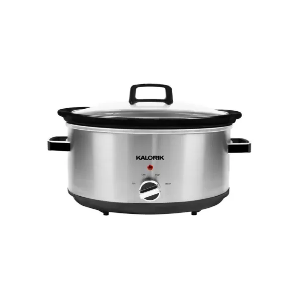 KALORIK 6.5 Qt. Stainless Steel Slow Cooker